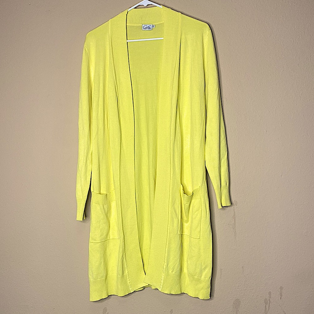 Cielo | Long Cardigan with Pockets | L